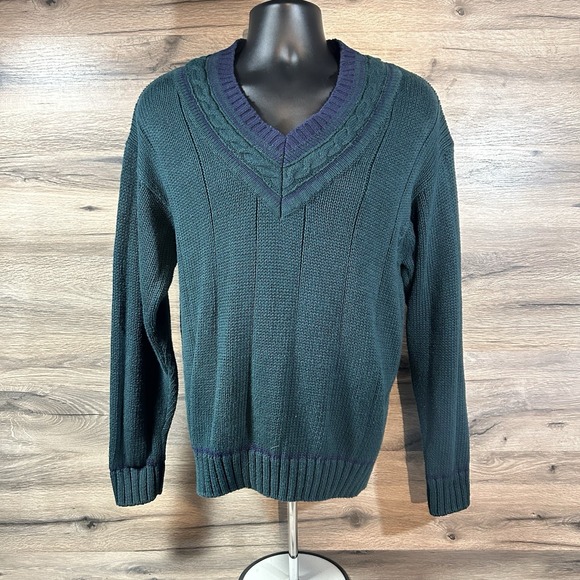 Skyr Sweaters - Skyr Sweater Grannycore Vneck Knit Size Medium